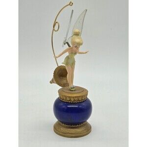 RARE Vintage 2002 Hallmark Disney Wind-Up Motion Tinker Bell Ornament